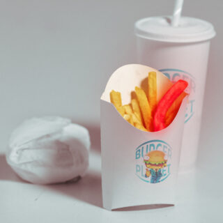 white fast food
